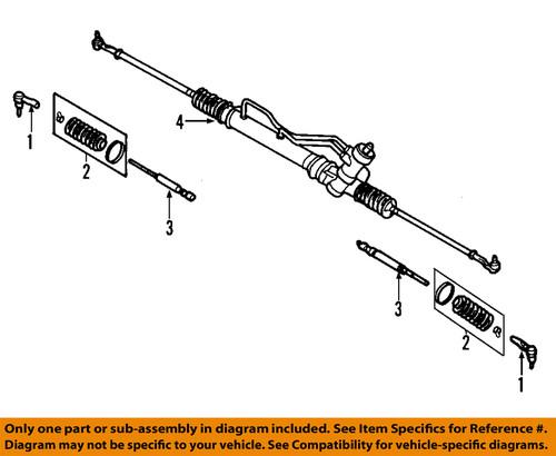 Gm oem 93740722 tie rod/steering tie rod end