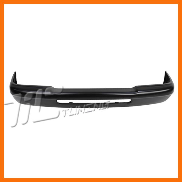 1993-1997 ford ranger primed black steel xl/xlt styleside front bumper face bar