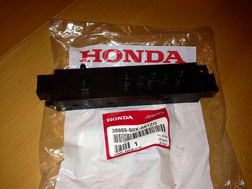 Honda oem drivers power seat switch assembly 35955-s0x-a51zg 03-08 pilot ex