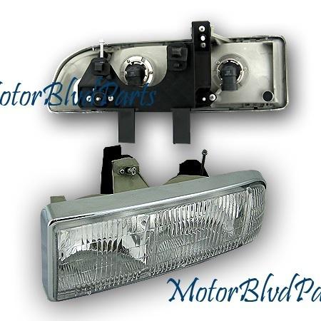 98-03 s10/blazer headlight headlamp left driver side lh