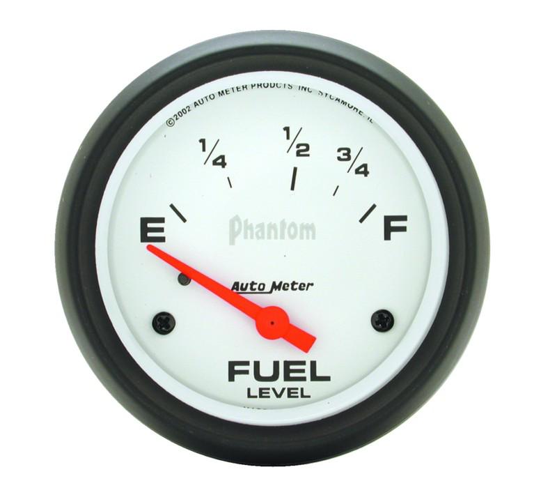 Auto meter 5815 phantom; electric fuel level gauge