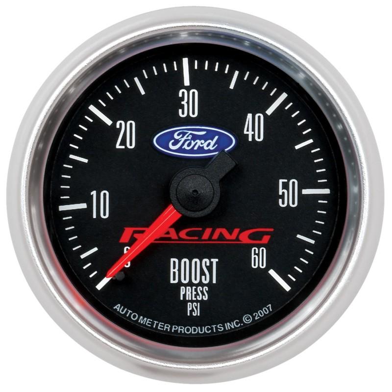 Auto meter 880106 ford racing series; mechanical boost gauge