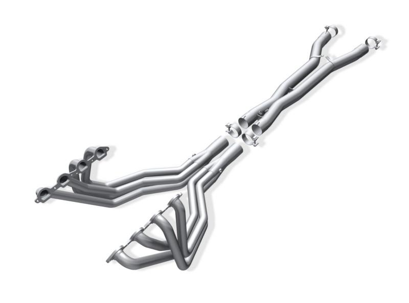 Borla 17261 xr-1 stainless long tube header 06-13 corvette