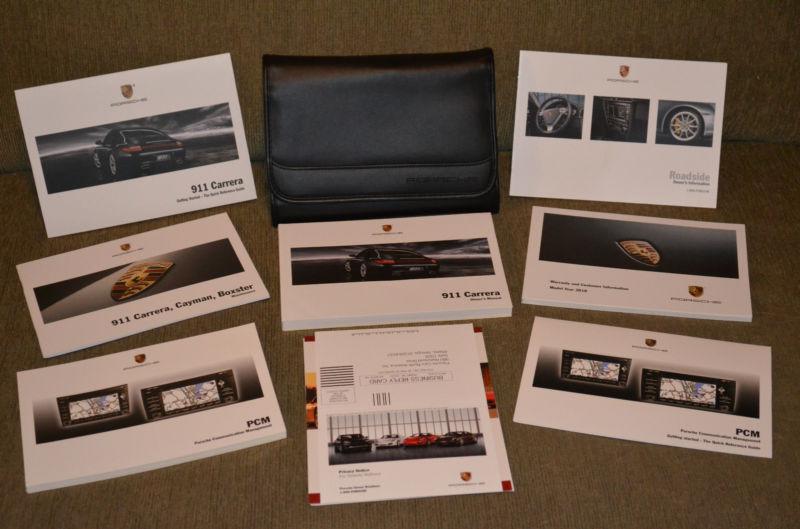 2010 porsche 911 carrera owners manual set with navigation new 997 10