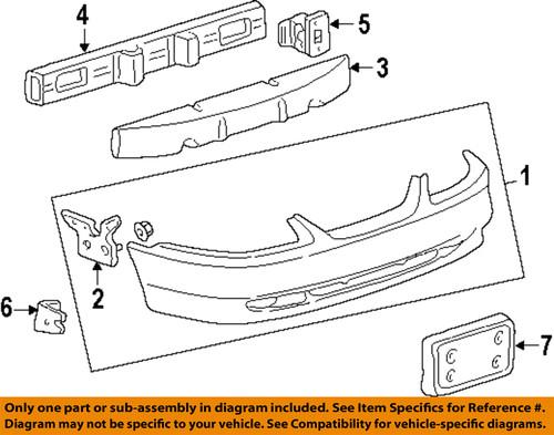 Ford oem xr3z17c972aa front bumper-bumper cover guide bracket