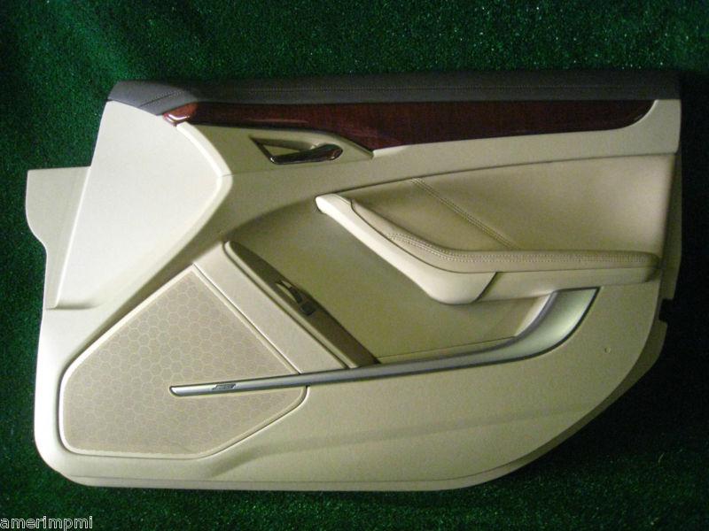 2008 cadillac cts passenger door panel skin trim cover tan/brown