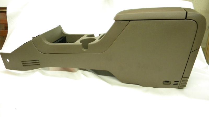 02-05 ford explorer center console arm rest lid cup holders auxiliary complete