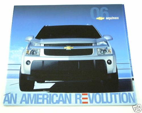 2006 06 chevrolet chevy equinox truck suv brochure lt