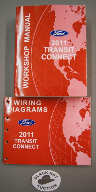 2011 ford transit connect factory shop service manual + electrical wiring book