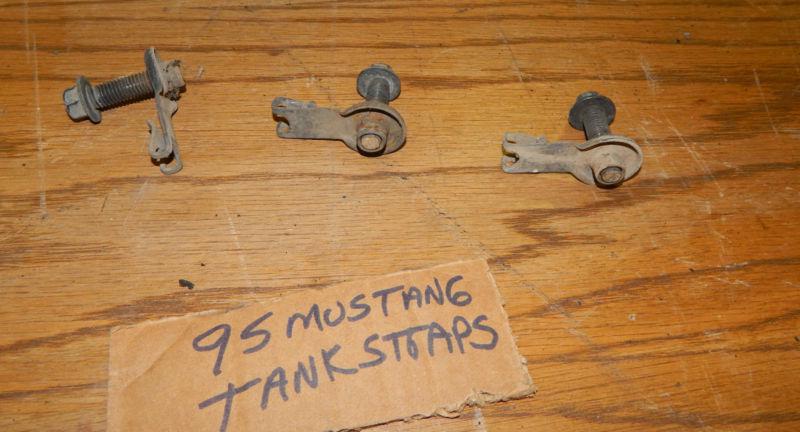 94 95 96 97 98 ford mustang fuel gas tank strap mounting bolts & clips oem