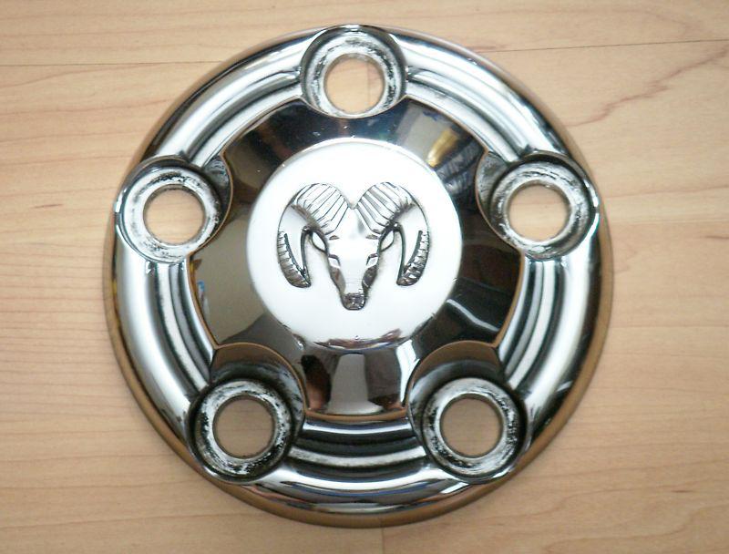 One oem factory genuine dodge 93-03 ram 1500 van chrome wheel rim center cap