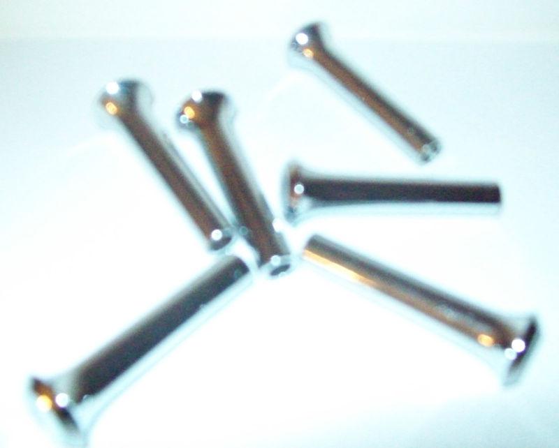 Am amc american motors pacer? nos chrome door lock pulls six (6)