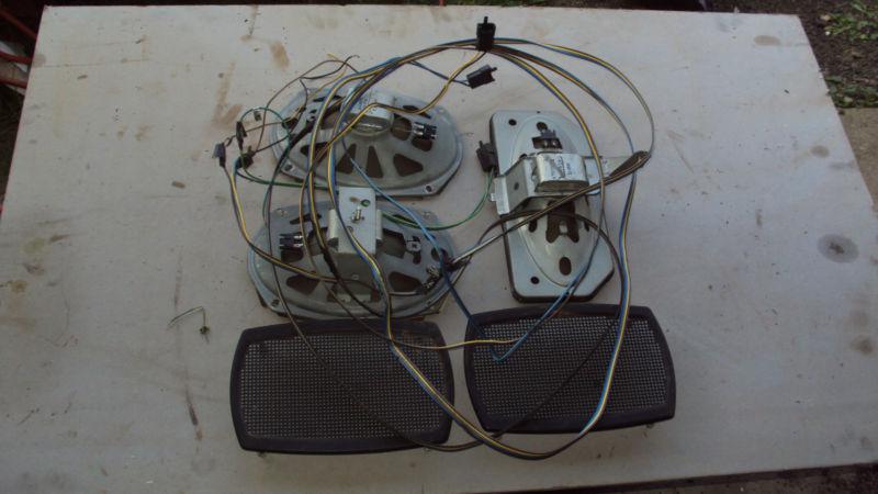 1979 camaro speaker/ wire/grilles