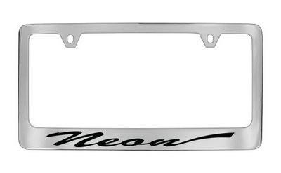 Dodge genuine license frame factory custom accessory for neon style 2