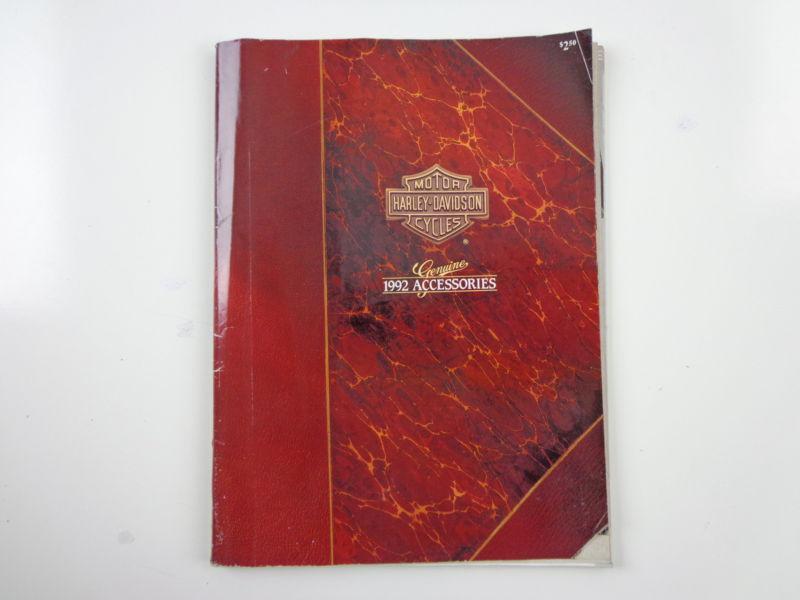 Harley davidson 1992 genuine accessories manual