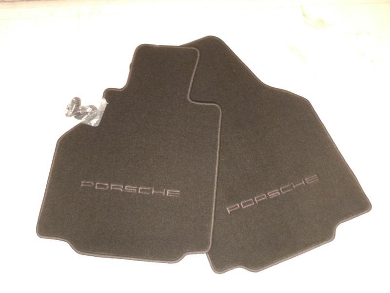 99-05 porsche 911 996 black carpet 4 piece set of floor mats