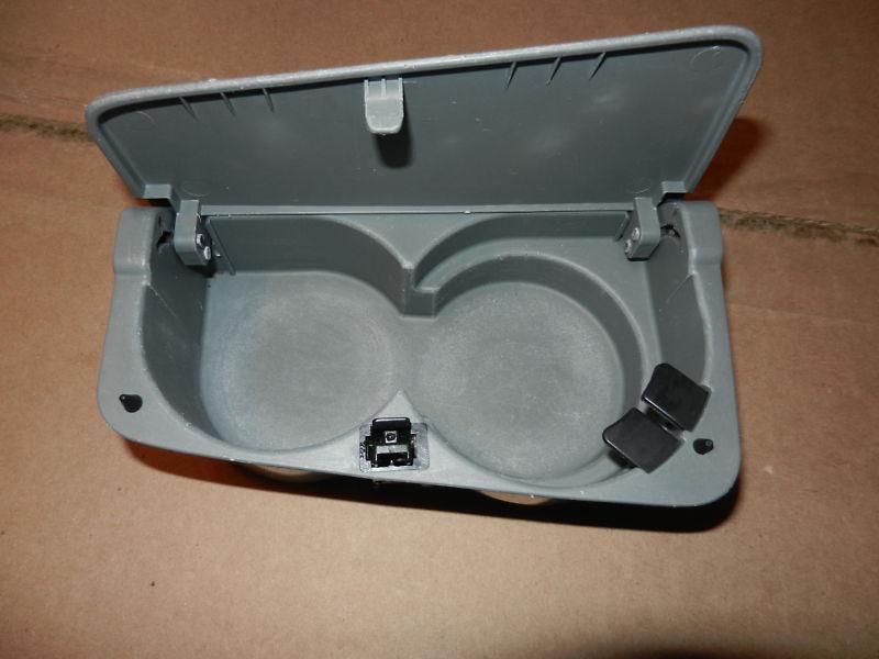 96 97 honda accord oem jade green cup holder cupholder center console gray