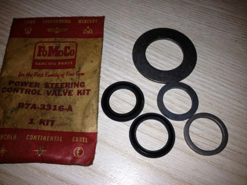 1957 1958 1959 ford nos power steering control valve kit b7a-3316a meteror