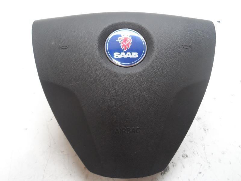 06 07 08 09 10 11 saab 9-3 l. air bag driver wheel black, clock 10274