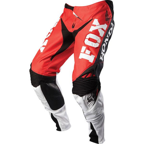 Red w30 fox racing 360 honda pants 2013 model