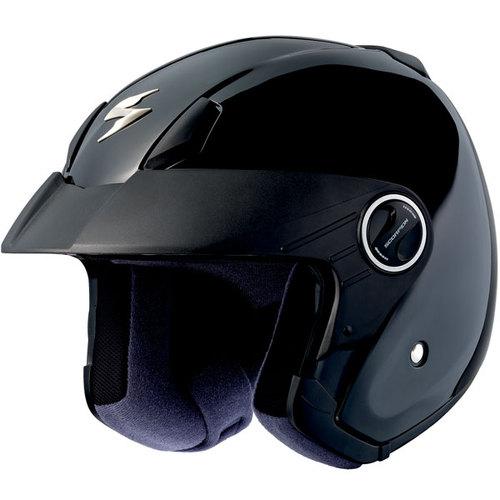 Scorpion exo-250 solid open-face helmet black