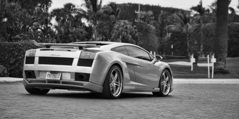 Lamborghini gallardo hd poster super car b&w print multiple sizes available