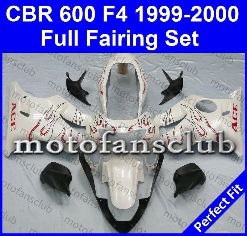 Fit honda cbr600f4 99 00 cbr600 f4 600f 1999 2000 fairing kit bodywork #10 b