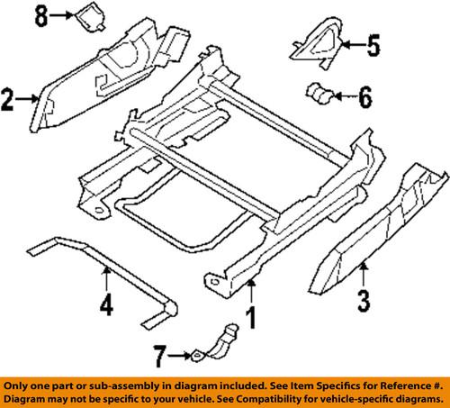 Jeep oem 4610171ab seats & tracks-seat adjuster