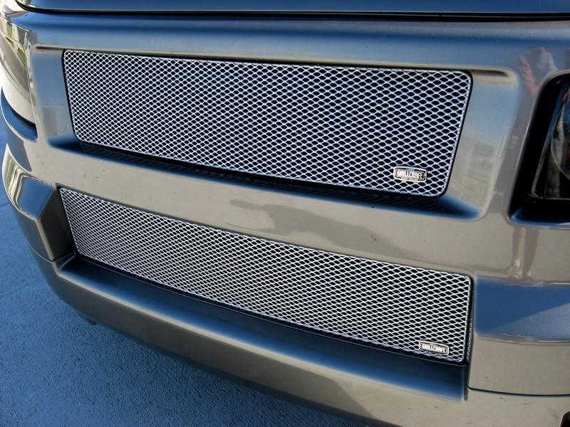 2007-2008 honda element sc grillcraft silver 2 pc grille insert grill h1204-05s