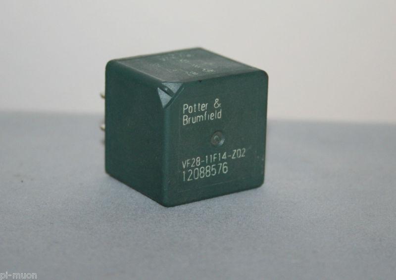 Oem potter & brumfield gm green 4 pin relay vf28-11f14-z02 12088576