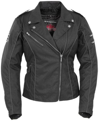 Pokerun mirage 2.0 womens black xs textile motorcycle riding jacket