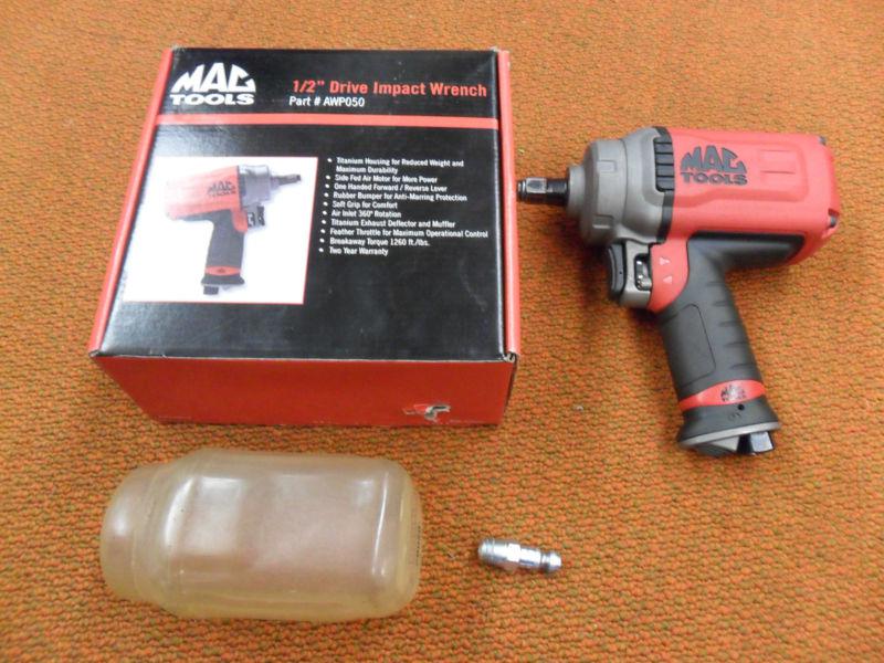 Mac tools awp050 1/2" drive air impact wrench free expedited shipping
