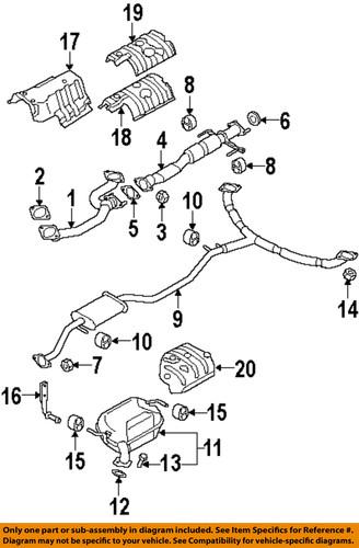 Mazda oem cy0140305a catalytic converter gasket/catalytic converter  gasket