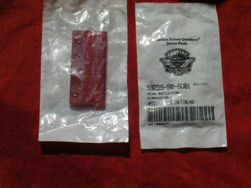 2 oem harley-davidson reflectors