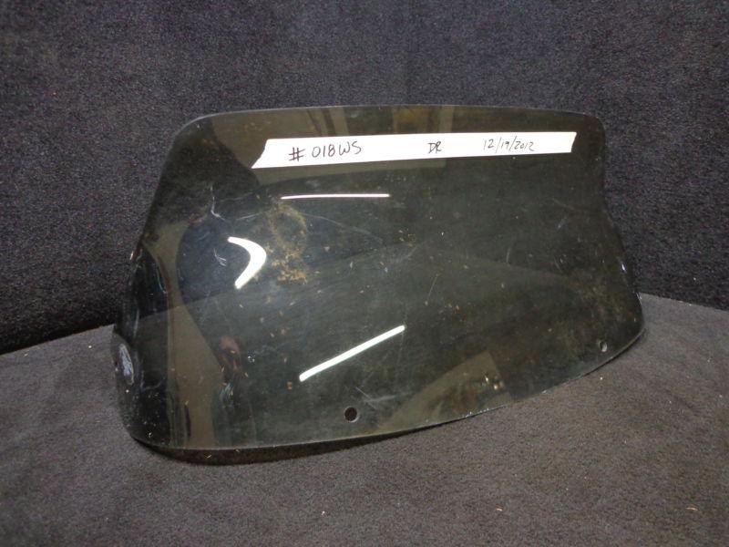 Skeeter windshield (20.75"w x 8.75"h x 7"d) #018ws smoke transparent plexiglass 