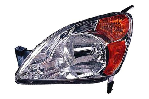 Replace ho2518104v - 02-04 honda cr-v front lh headlight lens housing