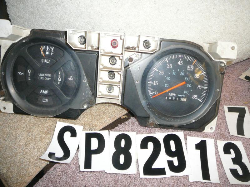 85,86,87,88 ford bronco ll ranger speedometer gauge instrument cluster mt 46k