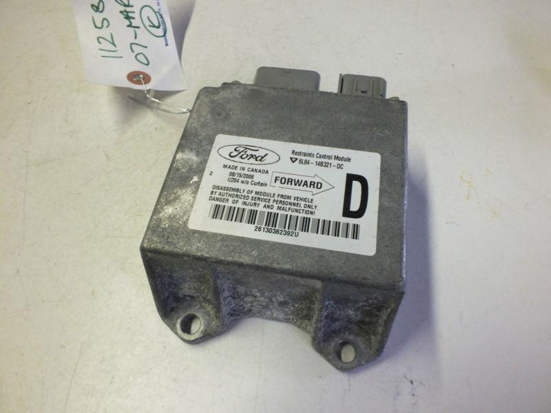 2007 mercury mariner srs module 6l84-14b321-dc oem 