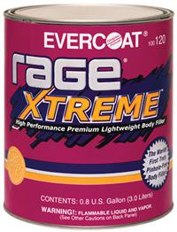 Fiberglass evercoat 120 rage xtreme  premium body filler 1 gallon