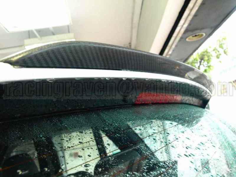 Carbon fiber bmw 2000-2006 x5 e53 sport rear wing roof spoiler