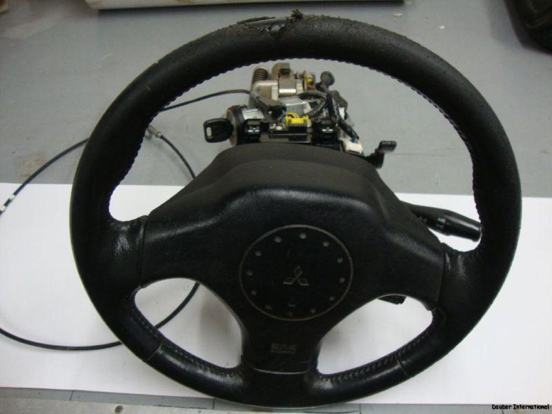 01 02 03 04 05 mitsubishi eclipse steering column 3.0l automatic w/ airbag & key