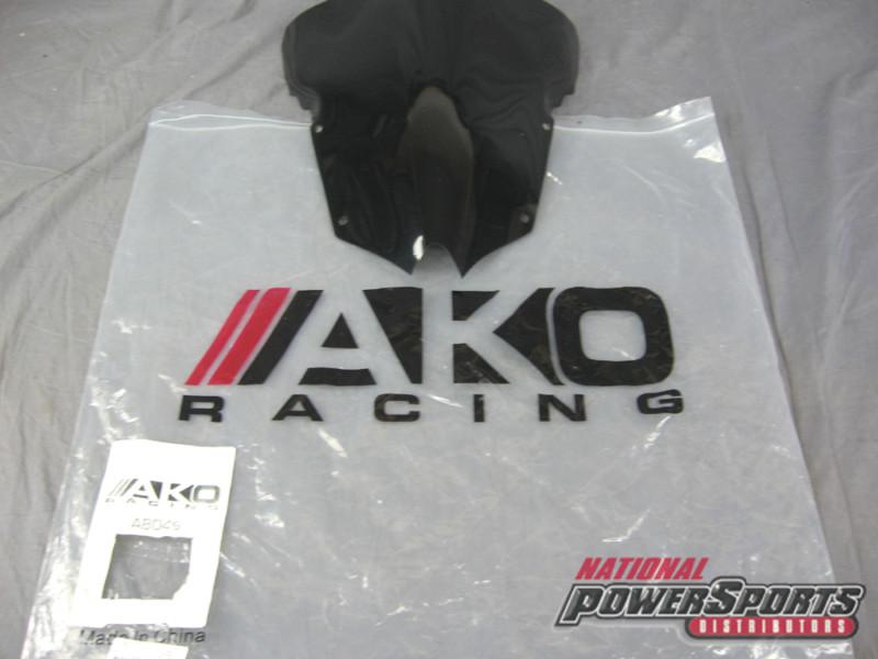 Yamaha yzfr6 yzf r6 ako racing 68-5965 smoke windscreen 411139-md