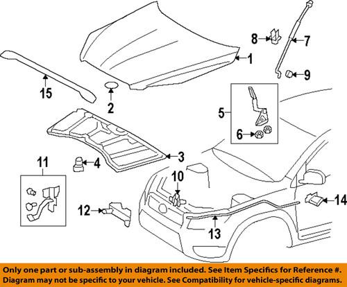 Toyota oem 5351042090 hood-lock