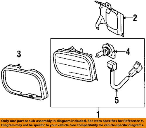 Subaru oem 84501fc181 fog light-fog lamp assembly