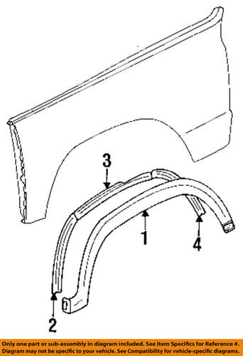 Jeep oem 55003234 fender-wheel flare retainer