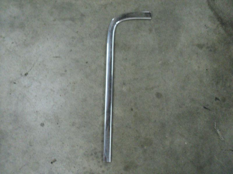 1967-69 chevrolet camaro lh rear window side oem stainless trim moulding