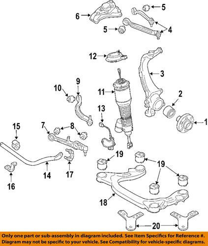 Volkswagen oem 4e0407510e suspension control arm/control arm