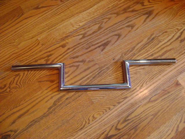 Nos 1" low rise z bars 1970s jammer chopper custom handlebars