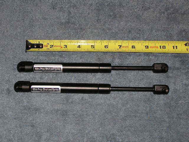 2ea 10" repl spring lift sl-30-95 / nitro-prop gas strut shock support rod arm