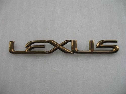 Lexus rear trunk gold emblem 90s 2000s es is ls gs rx 330 300 350 400